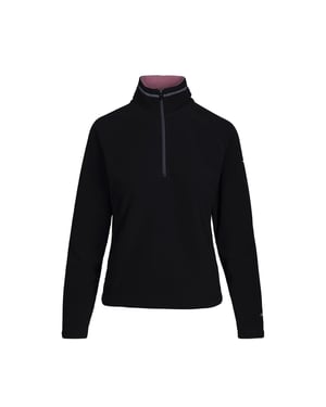 Trespass Skylar Fleece Top för damer/kvinnor (Svart/Lätt mullbär)