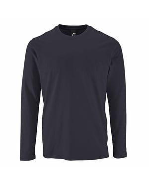 SOLS Heren Keizerlijk T-Shirt met lange mouwen (Muisgrijs)