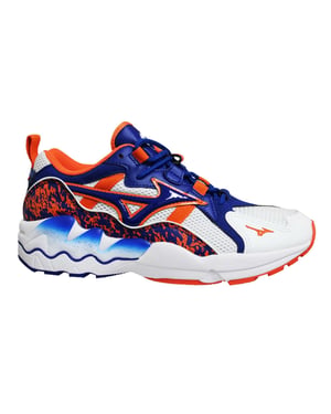 Mizuno Sport Style Wave Rider 1 Wit/Blauw Sportschoenen