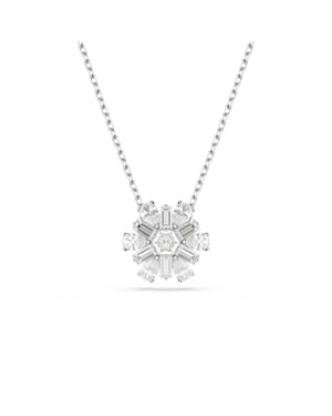 Swarovski 'Idyllia' Dames Neusmetaal Ketting - Zilver 5691484