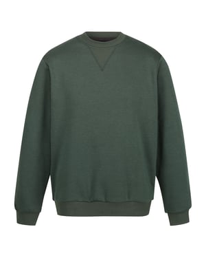 Regatta Mens Pro Crew Neck Sweatshirt (Dark Green)