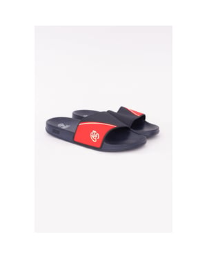 Crosshatch Heren Ventamoore Sliders (Marine / Rood)