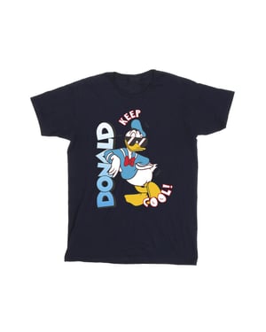 Disney Mens Donald Duck Cool T-Shirt (Navy Blue)
