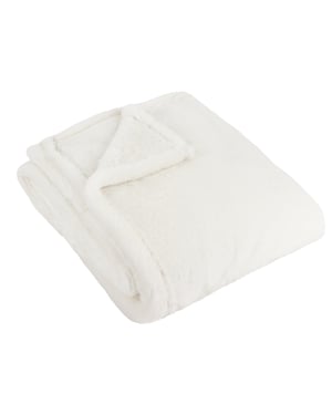 furn. Kallu Double-Sided Faux-Fur Throw