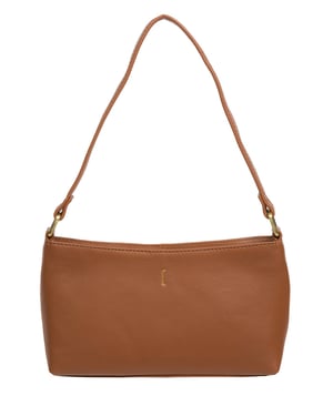 'Lucinda' Tan Leather Grab Bag