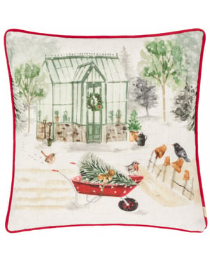 Evans Lichfield Winter Garden Printed Cushion Cover