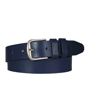 Petrol Industries - Heren Leren Riem - Blauw
