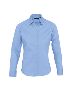 SOLS Dames/Dames Eden Stretch Business Shirt met Lange Mouwen (Heldere lucht)