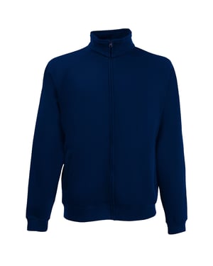 Fruit Of The Loom Heren Premium 70/30 Sweatshirt Met Volledige Ritssluiting (Donker Marine)