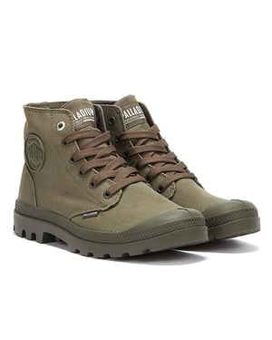 Palladium Pampa Hi Mono Chroom Groen Laarzen