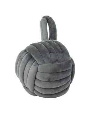 furn. Knot Entwined Velvet Novelty Door Stop