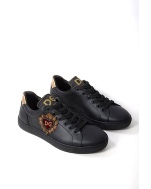 Dolce & Gabbana Men Embroidered Low-top Sneakers