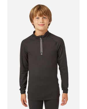 Bodyfit Zip Neck Baselayer Black