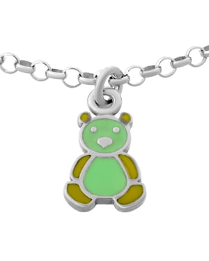 Orphelia 'Bear' Kinderarmband van 925 Zilver - Zilver ZA-7140