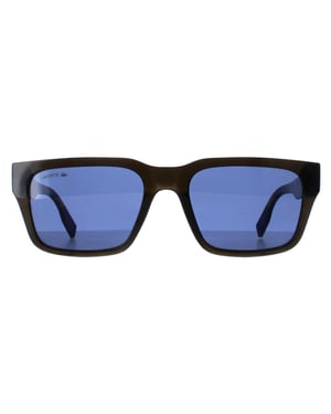 Lacoste L6004S 024 donkergrijs blauwe zonnebril