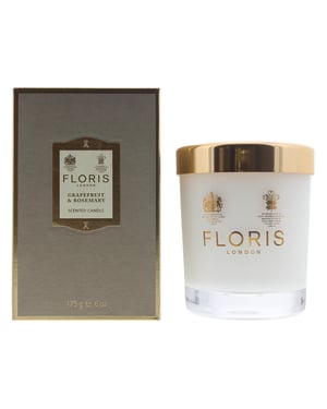 Floris Grapefruit & Rosemary Scented Candle 175g