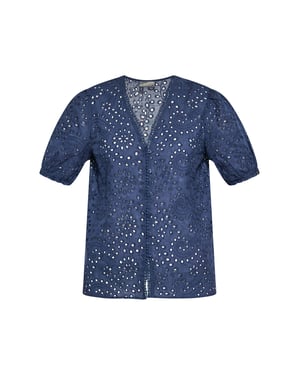 Dreimaster Blouse Dames marine