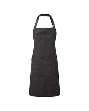 Premier Adults Unisex Annex Bib Apron (Black)