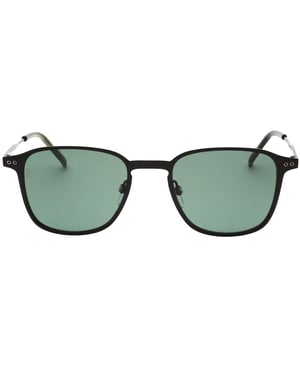 Tommy Hiliger Green Lens Matte Black Solglasögon