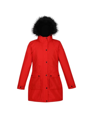 Regatta Womens/Ladies Voltera Heated Waterproof Jacket (Code Red)