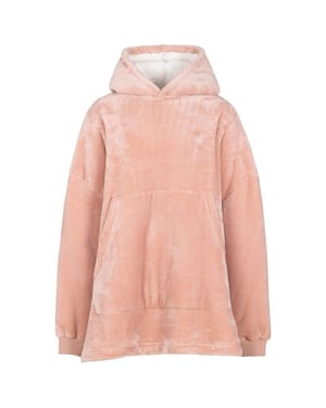 Trespass Unisex Adult Cosiness Oversized Hoodie Blanket (Misty Rose)