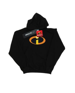 Disney Jongens The Incredibles Costume Logo Hoodie (Zwart)
