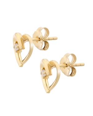 Orphelia 'Mera' Dames 925 Sterling Zilveren Stud Oorbellen - Goud zo-7370 G