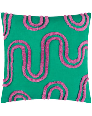 Heya Home Archie Tufted Polyester Filled Cushion