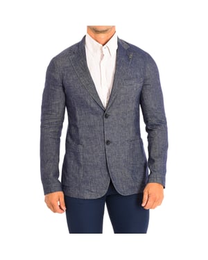 Blazer met lange mouwen en normale pasvorm PMJA04-TW338 man