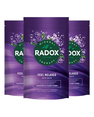 Radox Mineral Therapy Bath Salts Sleep Aromatherapy with Lavender&Ylang, 3x900g