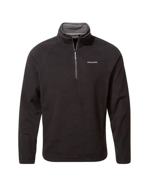 Craghoppers Mens Corey VI Half Zip Fleece Top (Svart)