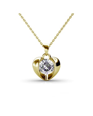 Simply Love-hängen - guld och kristall
