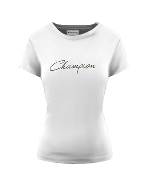 Champion Easy Fit Vit T-shirt för damer