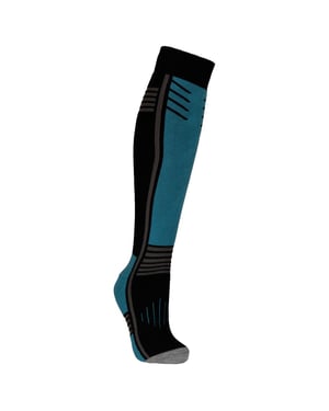 Trespass Unisex Adult Icy Ski Socks (Black/Storm Blue)