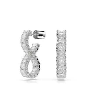 Swarovski 'Hyperbola' Women's Base Metal Drop Earrings - Silver 5684047