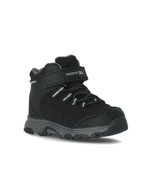 Trespass Kinderen/Kinderen Harrelson Mid Cut Wandelschoenen (Zwart)