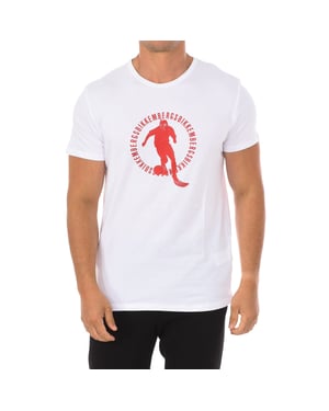 PUPINO Herren-Kurzarm-Rundhals-T-Shirt BKK1MTS02