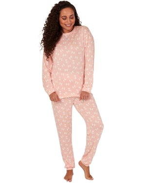 Penguin Print Long Sleeve Pyjama Set