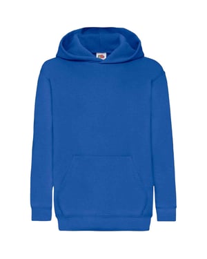 Fruit Of The Loom Kids Unisex Classic 80/20 Hoodie (Koningsblauw)