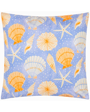 furn. Sea Shells Printed Cushion Cover