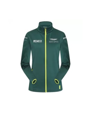 Aston Martin F1 Official Team Womens Green Softshell Jacket