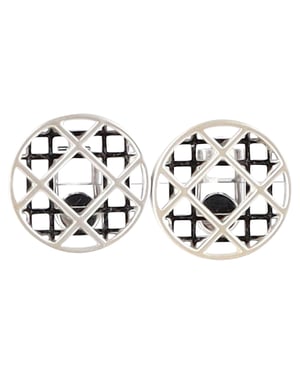 Christian Dior Clip-On Earrings in Sterling Silver