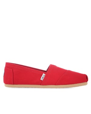 Toms Classics Canvas Pumps i rött för kvinnor
