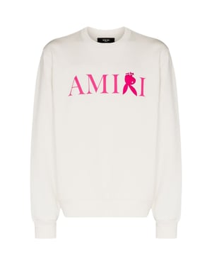 Amiri omgekeerde Bunny logo wit sweatshirt