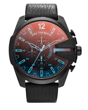 Diesel Mega Chief herenhorloge Zwart DZ4323