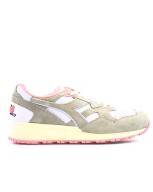 Diadora LC23 N9002 Heren Wit/Roze Sportschoenen