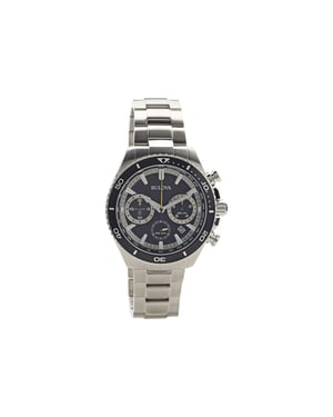 Bulova High Frequency Quartz Men's Silver Watch 98B298