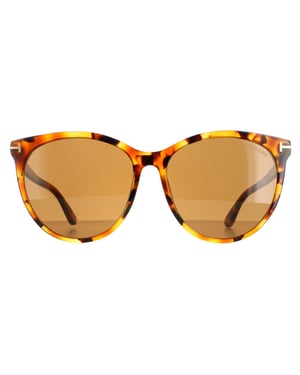 Tom Ford Round Womens Havana Blonde Brown Maxim FT0787