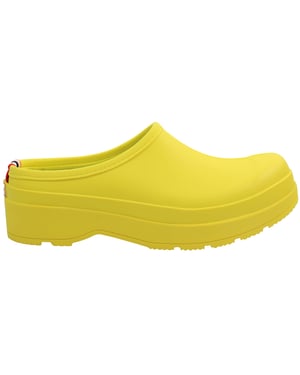 Hunter Original Play Mens Yellow Clogs