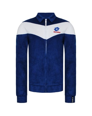 Lotto Grafisch Dames Blauw/Wit Track Jacket